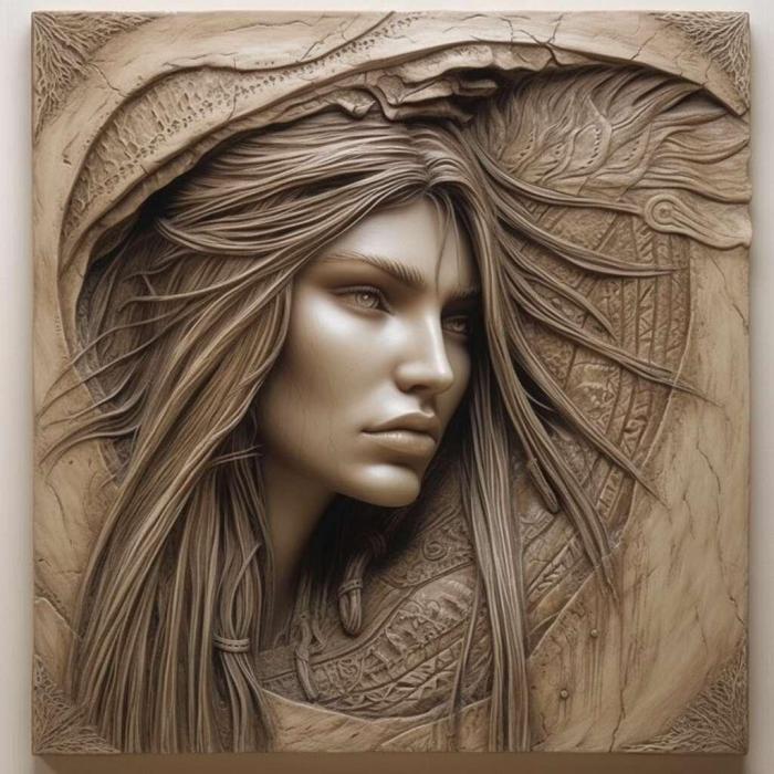 نموذج ثلاثي الأبعاد لآلة CNC 3D Art 